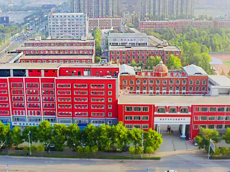 韩城校园鸟瞰图